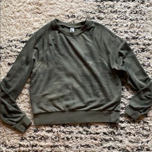Camo crew neck sweater